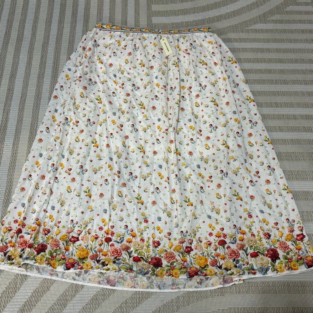 Max Studio Boho Floral AOP XL Maxi Skirt NWT with Lining